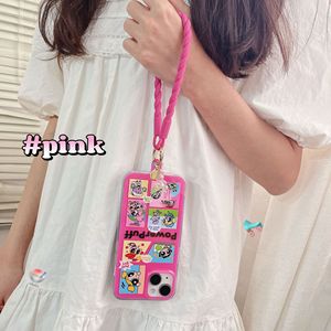 Coloful Silicone Wrist Strap Anti Lost Tether Tabs Cell <strong>Phone</strong> Case <strong>Bear</strong> Hand <strong>Charm</strong> Short With TPU Patch - Product Image 4