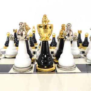 Grands échecs de luxe en alliage de Zinc, jeu pour divertissement et <span class=keywords><strong>loisirs</strong></span>, prix d'usine, nouveau modèle - Product Image 1