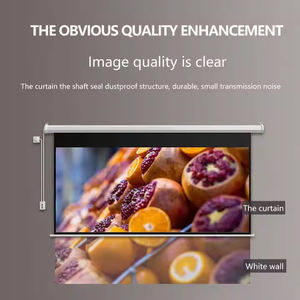 Pantalla de proyector electrónico de película de 133 pulgadas con pantalla de proyección motorizada de control remoto 16:9 Hd 4K <span class=keywords><strong>para</strong></span> interiores <span class=keywords><strong>para</strong></span> <span class=keywords><strong>cine</strong></span> en casa - Product Image 5