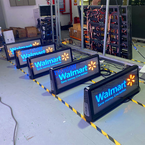 <span class=keywords><strong>2K</strong></span> p2.5 <span class=keywords><strong>Module</strong></span> HD Wifi xe/taxi Roof Top quảng cáo LED Video hiển thị taxi TOP LED hiển thị màn hình quảng cáo - Product Image 1