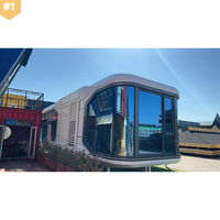 2025 moderne éco-navire Mini espace Capsule maison préfabriquée minuscule maison mobile cabine dirigeable Pod hôtel fait panneau sandwich pour Villa