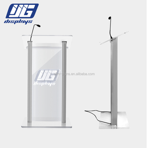 LED Chiếu Sáng Quảng Cáo Rõ Ràng Acrylic Bục PODIUM Rõ Ràng Nhựa Bục Thờ - Product Image 3