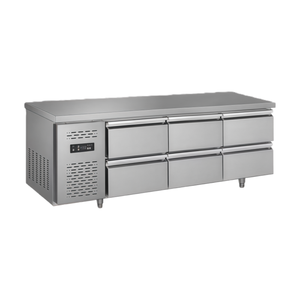 Frigorifero a cassetto sottobanco in acciaio inossidabile di alta qualità con raffreddamento diretto per alimenti surgelati, uso commerciale in <span class=keywords><strong>cucina</strong></span> - Product Image 3