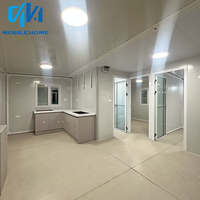 Rumah Kontainer Expandable QingHong 20/30FT dengan Kamar Mandi, Dua/Tiga Kamar Tidur untuk Villa