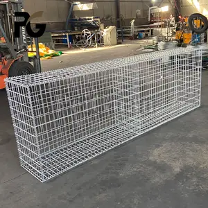 חם לטבול מגולוון מרותך Gabion תיבת חוט רשת קיר תמך נהר בנק/Gabion סל אבן כלוב נוף