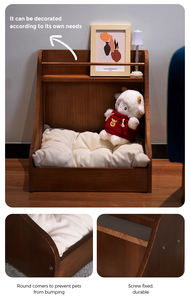 Canapé universel pour animaux de compagnie, lit personnalisé pour grand chien, lit en bois pour animaux de compagnie, meubles en bois de noyer, meilleure vente, nouveau lit pour animaux de compagnie - Product Image 4