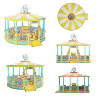 Attraction interactive de parc d'attractions pour enfants sur le thème des canards, avec balles pulvérisatrices, pour les fêtes foraines et les parcs familiaux