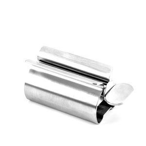 Automatic Toothpaste Dispenser Toothbrush Holder Wall Mounted Toothpaste Squeezer <b>Rolling</b> Tube Squeezer Bathroom Accessories Set - Product Image 2