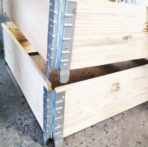 镀锌钢木箱铰链，带托盘套环，用于转角家具连接工业设计，易于安装 - Product Image 6