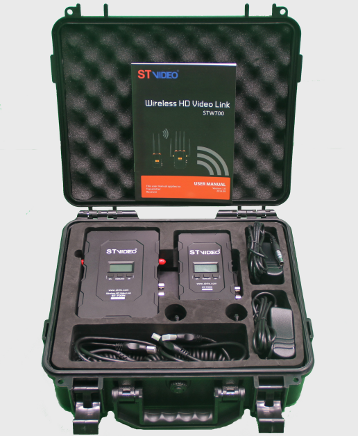 ST VIDEO Best Selling Wireless Video Transmission STW700 NO Delay Support HD and SDI Long Distance 300-700m