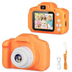 Divertida Mini Cámara Infantil con Fundas de Silicona, Cámara Digital HD 1080P, Cámara de Video con Proyección para Niños, Regalos de Fotografía para Exteriores - Product Image 2