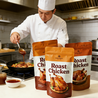 Bolsa Retornable de Doble Aislamiento Térmico - Apta para Hervir y Calentar en Microondas, Bolsa Vertical para Pollo Asado, Kits de Comida, Alimentos Preparados y Sopa