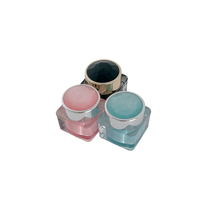 Vente chaude : Pots en acrylique pour gel UV, pots vides pour gel UV, pots à ongles multicolores, emballage cosmétique mat