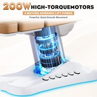 Fauteuil de tatouage électrique chauffant beige, lit de beauté pour esthéticienne, table de massage médical et de physiothérapie
