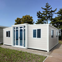 Maisons modulaires mobiles modernes de 20 pieds, conteneurs préfabriqués, caravanes de voyage pour appartement ou bureau, mini-maison sur roues