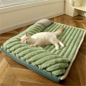 Luxus Katzenbett Anpassbarer Komfort Weiche Katzenmatratze Abnehmbar Waschbar Atmungsaktives Hundebett Katzensofa - Product Image 1