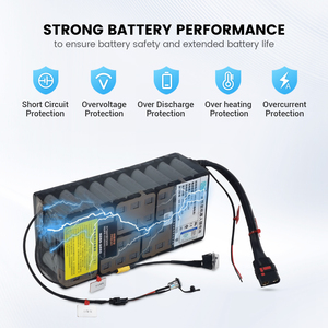 Paquete de Baterías Recargables de Litio Personalizadas de 48 V y 13,5 Ah <span class=keywords><strong>MOLI</strong></span> 18650 21700 con Conector Hembra RS485 BMS QS8-<span class=keywords><strong>S</strong></span> para Robots Humanoides y Drones - Product Image 4