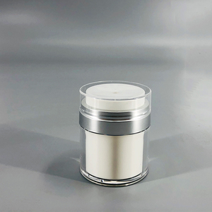 <strong>Cosmetic</strong> Airless 50g <strong>Bottle</strong> with Frosted White Cap for Clear Body for Lip Scrub Cream Skin Care Serum Packaging <strong>Empty</strong> Jar - Product Image 5