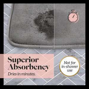 CF Velvet Soft Memory Foam Non Slip Absorbent Bathroom Rugs <strong>Bath</strong> <strong>Mat</strong> - Product Image 4