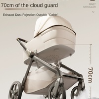 Poussette bébé en alliage d'aluminium, nouveau-né, position assise et allongée, légère, pliable, vue haute, bidirectionnelle, portable, pour voyage, 0-3 ans
