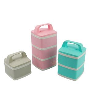 Étiquette personnalisée 1-3 l'école bento boîte à lunch isolé en acier inoxydable alimentaire tiffin conteneurs avec sac - Product Image 5