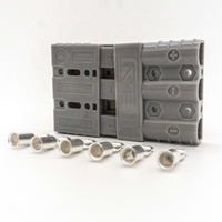 Connecteur de batterie 50A/175A 600V, puissance 50A, connecteur à 3 broches gris rouge, 3 pôles, catégorie de produit DC, connecteurs