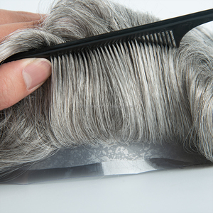 Toupee de Cabello Humano Natural de la India, Duradero, de Múltiples Tamaños, Directo de Fábrica, para Hombres, con Base de Piel Fina, Sistemas Capilares Masculinos, 8*10 Clips, Proveedor Líder - Product Image 4