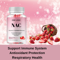 Gummies NAC certifiées Halal OEM avec Resvératrol, Magnésium et CoQ10 pour adultes – Antioxydants et soutien immunitaire