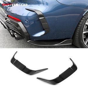 Panel embellecedor de parachoques trasero de fibra de carbono seco para <span class=keywords><strong>BMW</strong></span> 4 Series 2 puertas G22 G23 <span class=keywords><strong>2021</strong></span> + 420i 430i 435i <span class=keywords><strong>M440i</strong></span> Canard trasero - Product Image 1