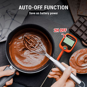 Thermomètre à bonbons ThermoPro TP509 avec pince à pot, thermomètre à viande à lecture instantanée avec écran LCD pour bonbons, sirop d'érable, graisse, <span class=keywords><strong>fromage</strong></span> - Product Image 5
