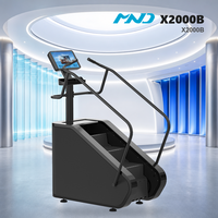 Machine d'escalade à écran tactile moderne MND X2000B pour salle de sport haut de gamme multi-utilisateurs