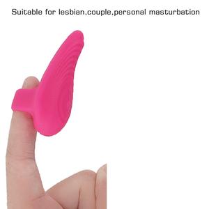 Sexueller <span class=keywords><strong>Ring</strong></span> Vibrierender Adult Bullet Vagina G-Punkt Klitoris Pussy <span class=keywords><strong>Finger</strong></span> Sleeve Vibrator für Frauen - Product Image 4