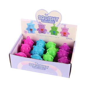 Juguete Antiestrés TPR Love Little Bear, Bola de Burbujas con Cuentas Grandes para Apretar, Divertido para Aliviar el Estrés, Regalo de Cumpleaños - Product Image 6