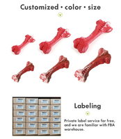 Fournitures pour animaux de compagnie, livraison directe depuis les états-unis, jouets pour chien, brosse à dents, en os, pour mâcher, nouveauté