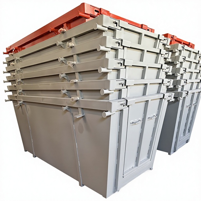 Customizable Heavy Duty Low Price Large Scale Garbage Disposal Crane Bin Skip Containers 1 Year Warranty China National Standard