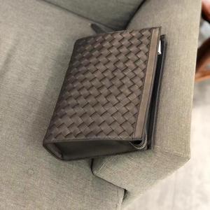 <span class=keywords><strong>Borsa</strong></span> Clutch Intrecciata di Lusso Fatta a Mano per <span class=keywords><strong>Uomo</strong></span>, in Morbida Pelle di Vitello, <span class=keywords><strong>Pochette</strong></span> da Polso, Organizer per Affari, Portafoglio - Product Image 3
