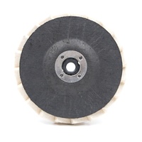 Outils abrasifs, disque à lamelles en laine de 115 mm (4,5 pouces), disque à lamelles en laine pour le meulage et le polissage du métal