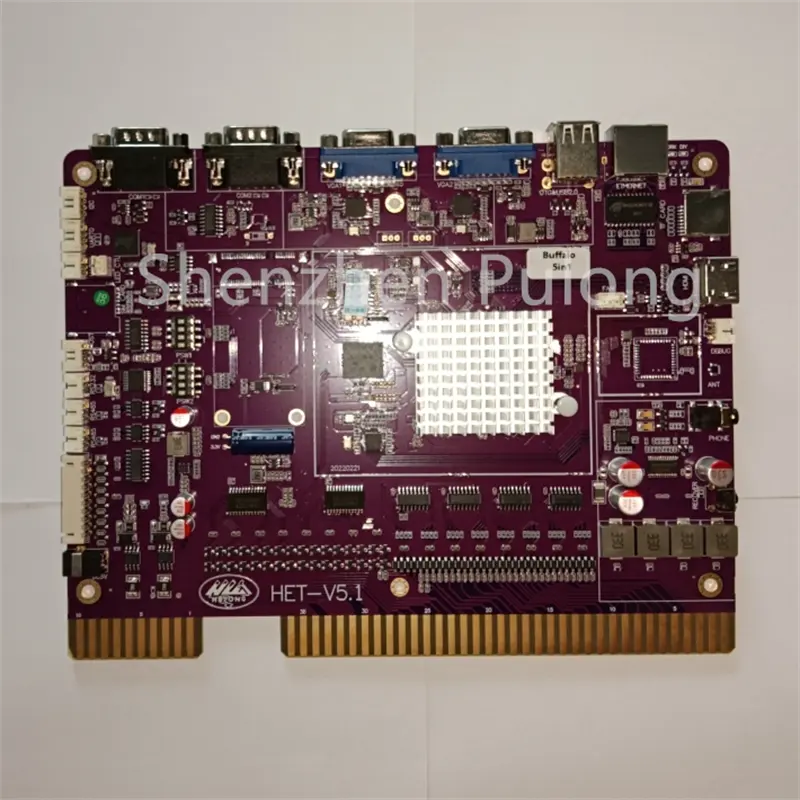 Buffel 5 In 1 Pcb Board Voor Arcade Machine Fusie 4 Board Verticale Games 5 In 1 Buffel Games Machine Board