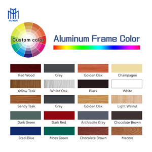 Đen tùy chỉnh kích thước ventanas de aluminio Y Cristal Frosted Glass nội thất đẩy kéo cửa nhôm phân vùng cửa trượt - Product Image 6