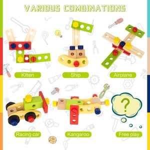 Jouets en <span class=keywords><strong>bois</strong></span> pour tout-petits en gros, établi de travail en <span class=keywords><strong>bois</strong></span>, <span class=keywords><strong>jouet</strong></span> d'imitation, kit de construction d'outils, jouets en <span class=keywords><strong>bois</strong></span> pour enfants - Product Image 3