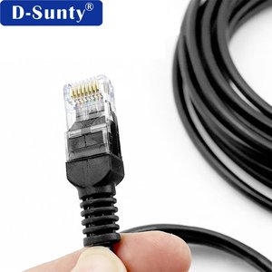 Cable de Conexión Ethernet LAN Cat5e UTP Redondo de PVC, Revestimiento de Aluminio CCA, 0.5m-100m, Venta al Por Mayor de Fábrica - Product Image 4