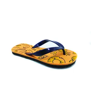 Hot sale women's beach sandals slippers summer flip flops flat bottom slim PVC woman flip flop slipper L0737 Orange/Black