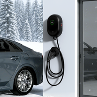 Station de recharge pour véhicules électriques intelligente, fabricant OEM, chargeur mural 22 kW, type 2 avec prise de charge RFID et gestion par application