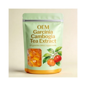 Pil Pelangsing Ekstrak Teh Hijau Label Pribadi OEM Garcinia Cambogia Pembakar Lemak - Product Image 2