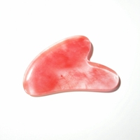 HZ Factory Prix de gros Planche de Gua Sha en pierre naturelle (Jaspe rouge, Jade) Outils chinois de Gua Sha