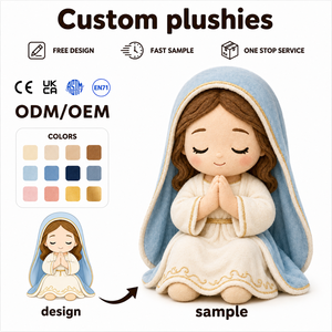 Bambole di Peluche Personalizzate della Vergine <span class=keywords><strong>Maria</strong></span> <span class=keywords><strong>e</strong></span> <span class=keywords><strong>Gesù</strong></span>, Giocattoli Religiosi Cristiani Morbidi, Regalo per la Chiesa Cattolica OEM ODM - Product Image 3