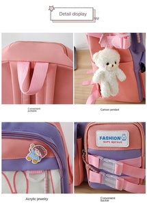 Étudiants de grande capacité de vente chaude d'usine sacs à dos et ensembles de boîtes à lunch pour étudiants mignons - Product Image 4