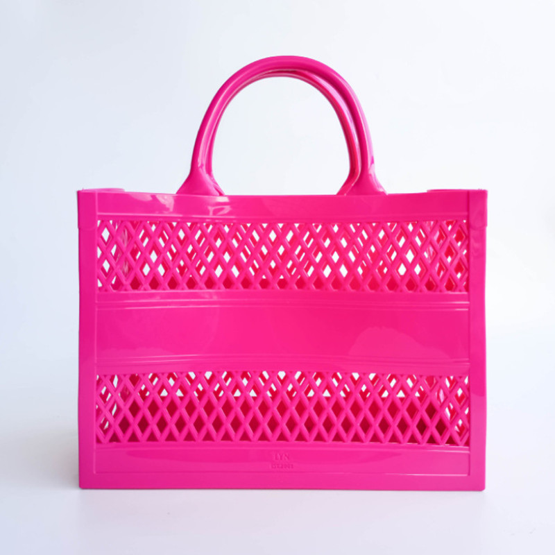 2022 China Supplier New Plastic PVC Purse for Girls Retro Style Jelly Purse Cute Beach Bag