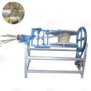 Máquina para hacer cuerdas de heno de paja/mini máquina para tejer cuerdas de hierba para uso doméstico