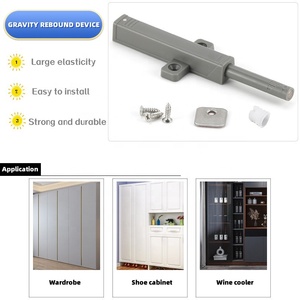 Nhiệm Vụ Nặng Nề Thiết Kế Hiện Đại Cảm Ứng Chốt Pop Bắt Đẩy Để Mở Cửa Chốt Cho Nhà Bếp Phần Cứng Cho Khách Sạn Căn Hộ Phòng Khách - Product Image 6